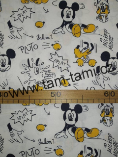 plátno digit. tisk - Mickey a Pluto - kolekce Disney